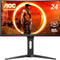 C24G1A 24" Curved Frameless Gaming Monitor, FHD 1920X1080, 1500R, VA, 1Ms MPRT, 165Hz (144Hz Supported), Freesync Premium, Height Adjustable Black